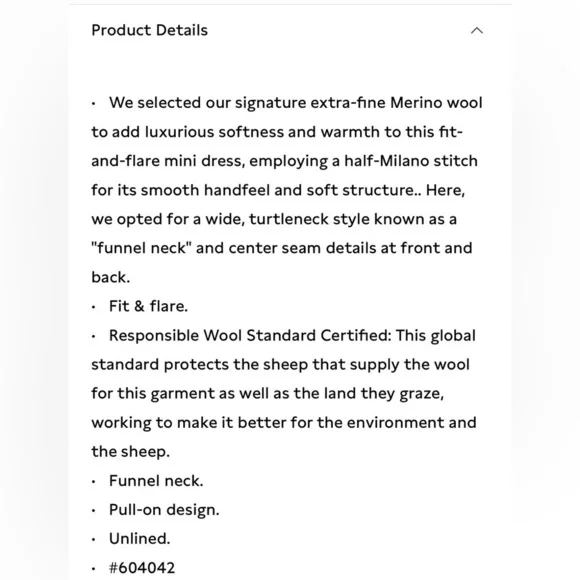 NWT Banana Republic Mini Wool Sweater Heather Oatmeal Dress Size XXS. - Picture 8 of 12